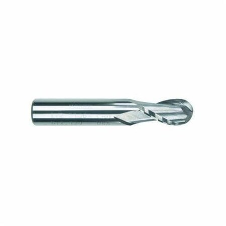 Morse End Mill, Ball Nose Center Cutting Regular Length Single End, Series 5940, 716 Diameter Cutter, 2 58128